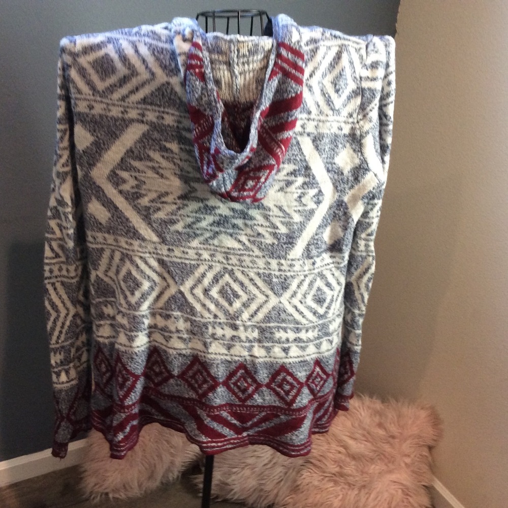 Red Butterflies Cardigan - Picture 2 of 2